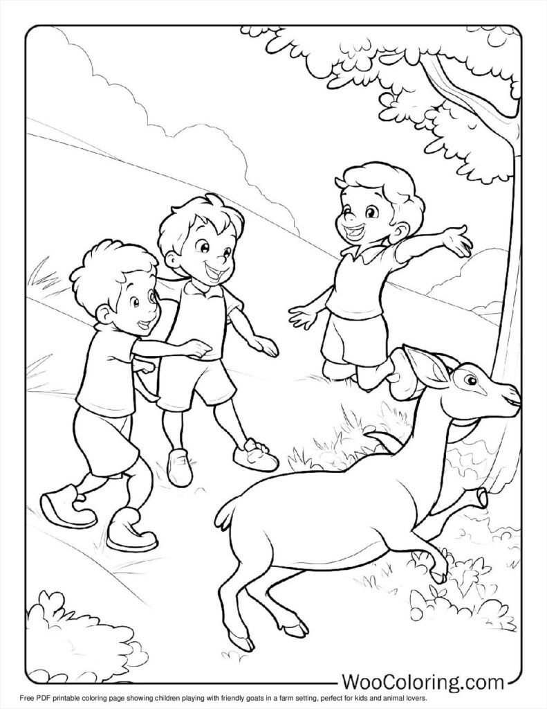 100 Goat Coloring Pages Free PDF To Print Woo Coloring