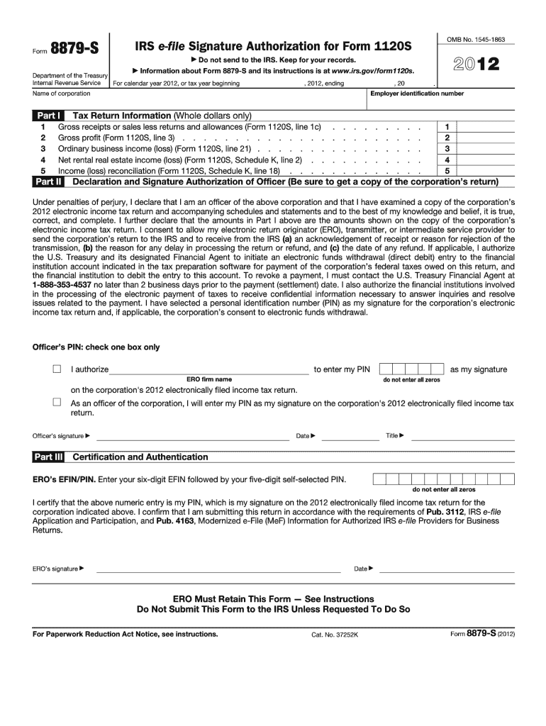 1120s Form Fill Out Sign Online DocHub