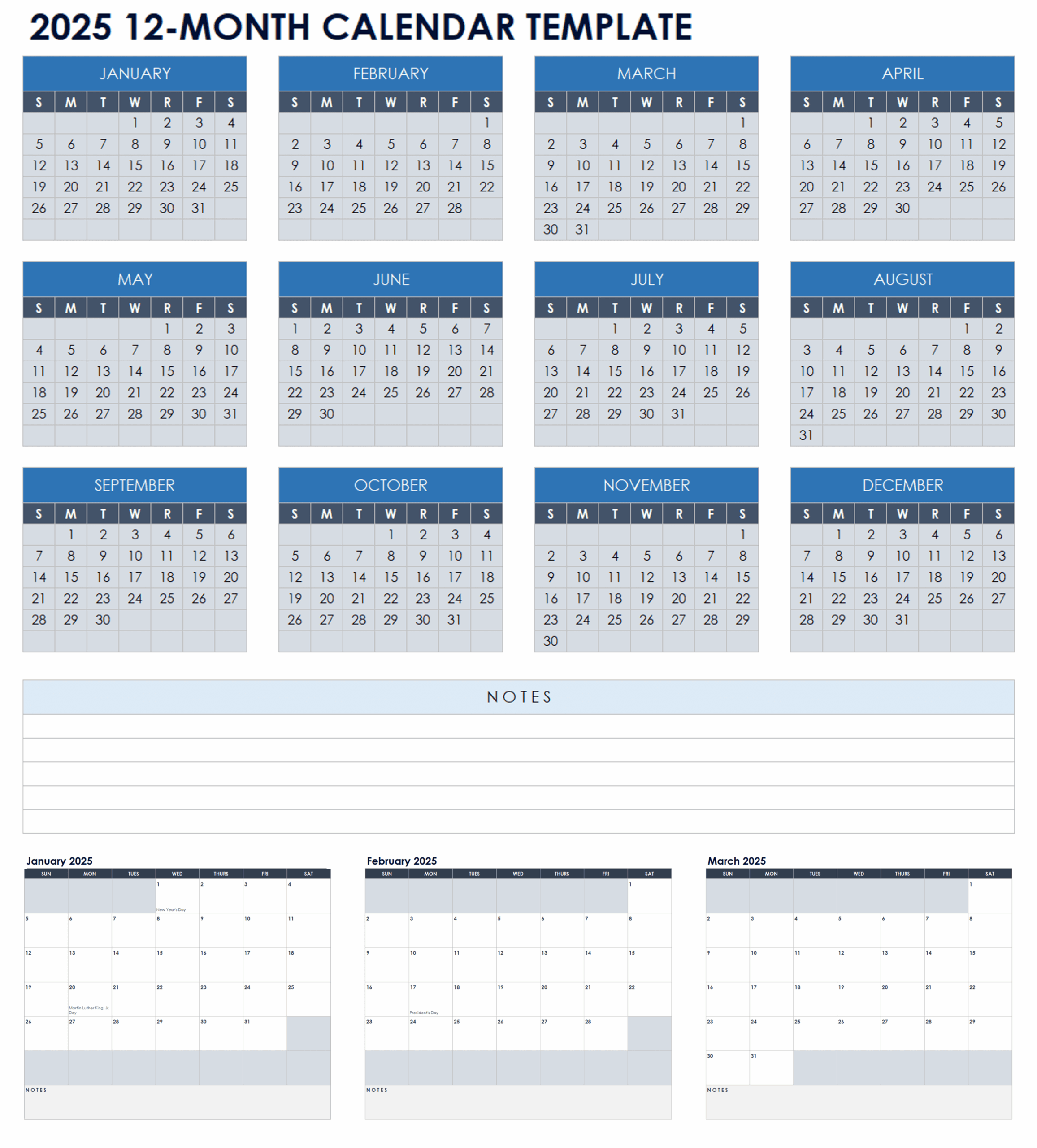 Custom 2025 Calendar Printable