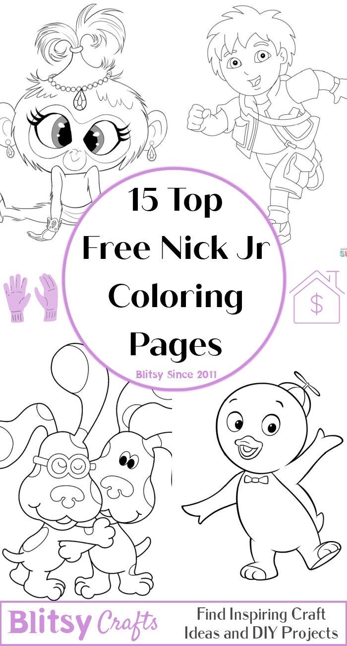 Nick Jr Coloring Printables