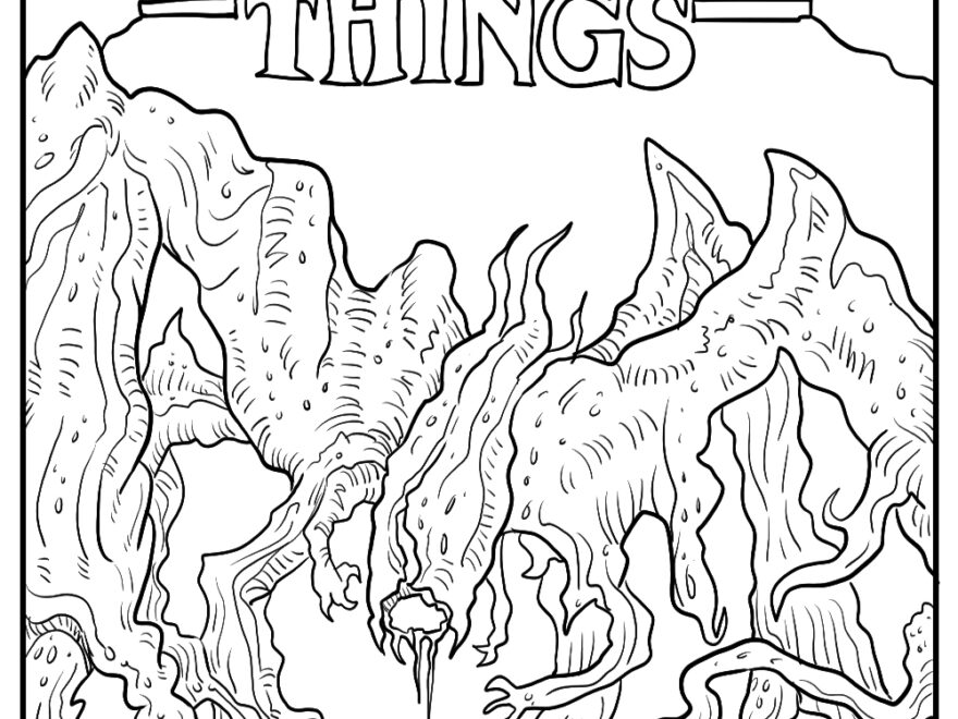 15 Printable Stranger Things Coloring Pages For Free