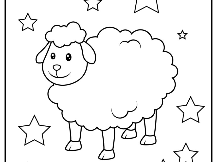 15 Sheep Coloring Pages 100 Free Printables