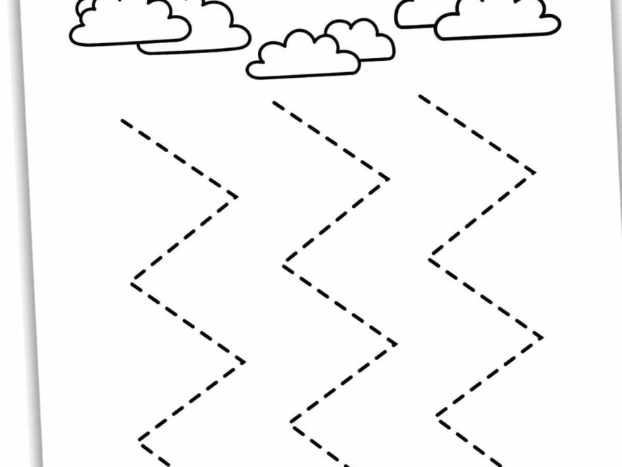 17 Line Tracing Worksheets Free Nature Inspired Learning