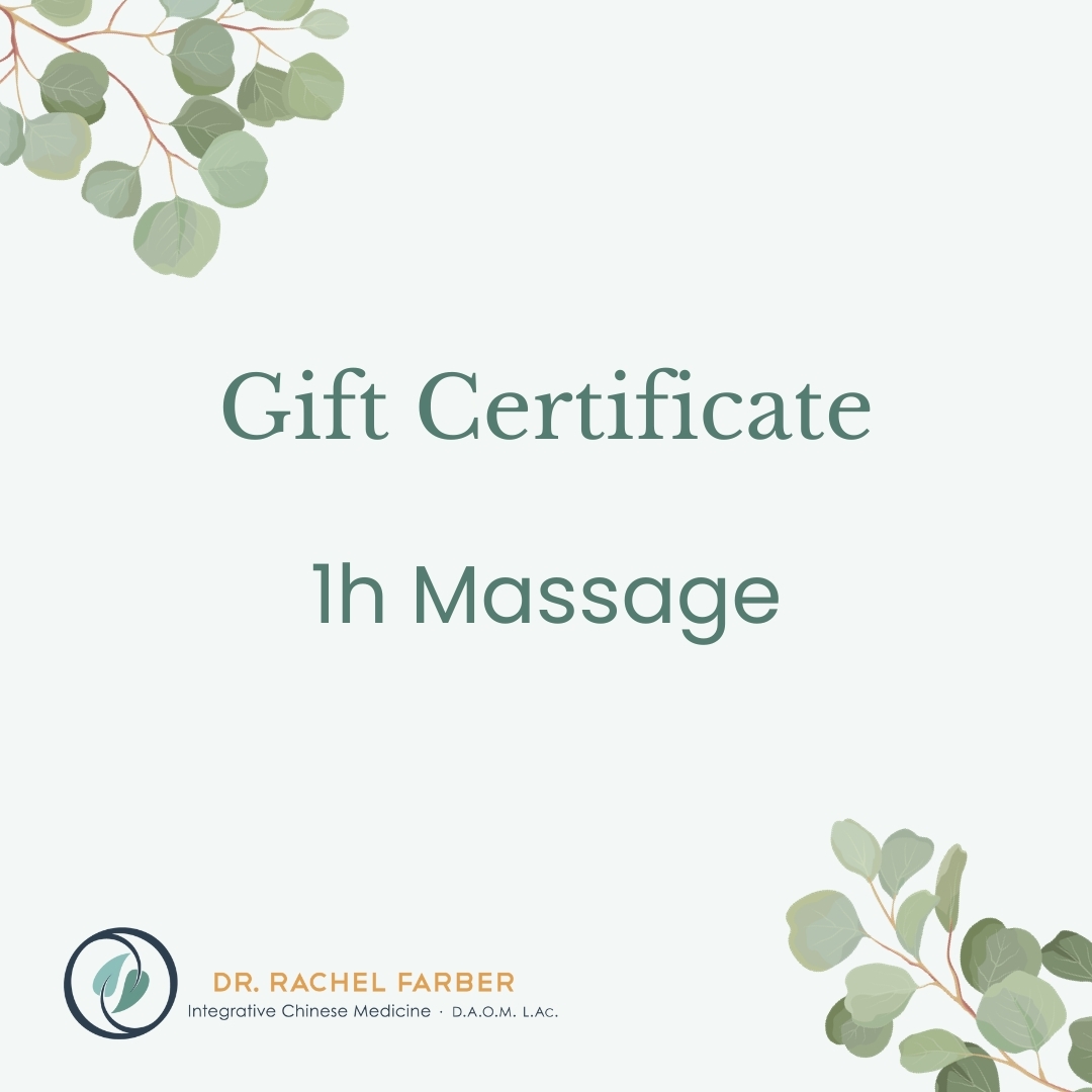 Printable 1 Hour Massage Gift Certificate