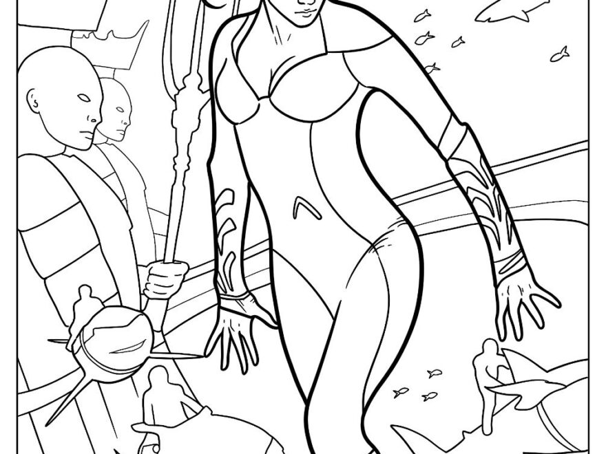 20 Aquaman Coloring Pages Free PDF Printables