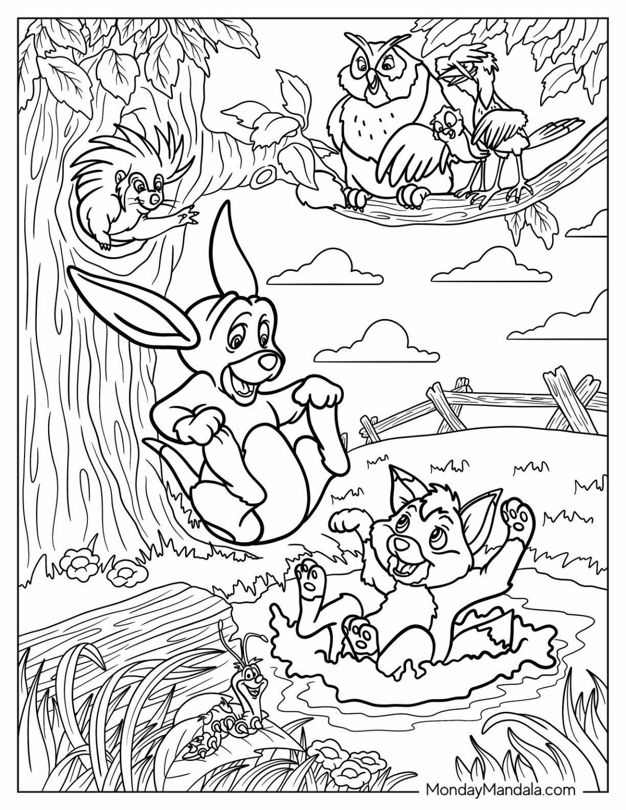20 Fox And The Hound Coloring Pages Free Printables 