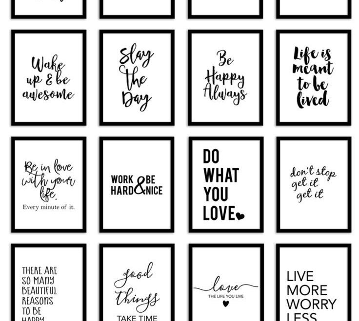 20 Inspirational Quotes You Can Print For Your Walls For Free