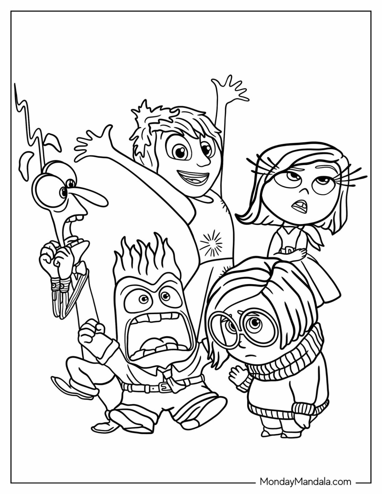 20 Pixar Coloring Pages Free PDF Printables 