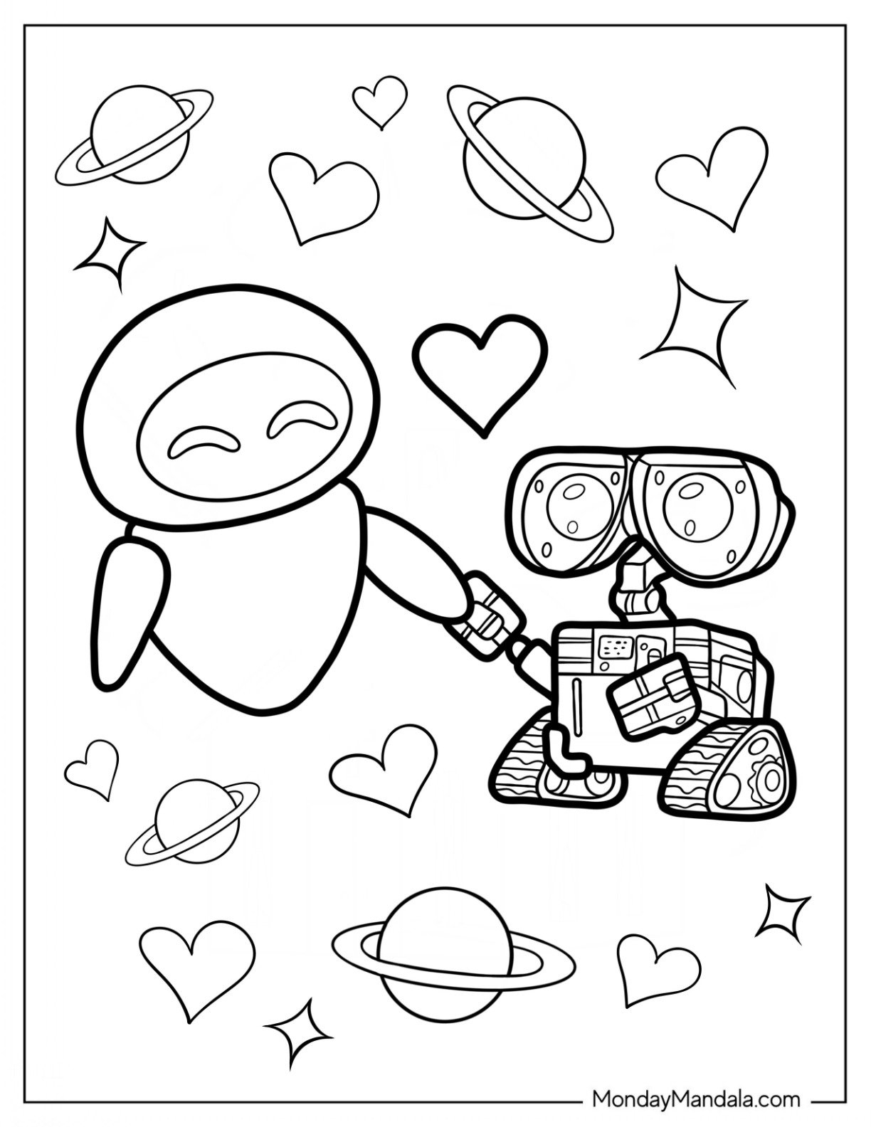 20 Wall E Coloring Pages Free PDF Printables 