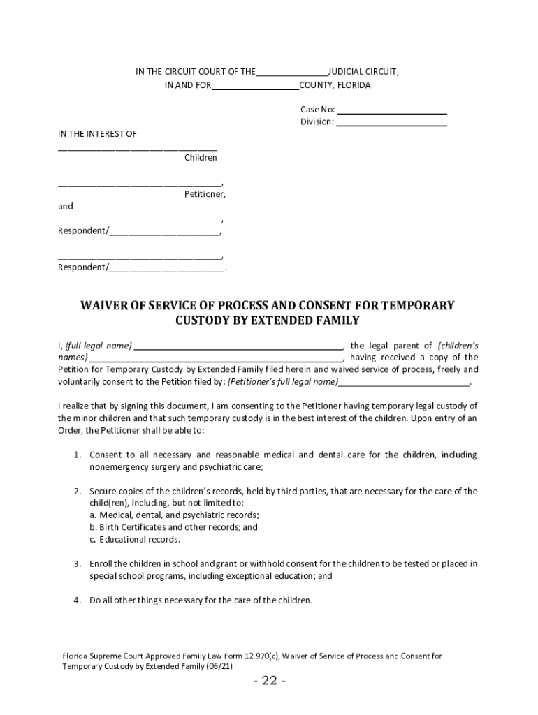 Printable Guardianship Forms For My Special Needs Sister