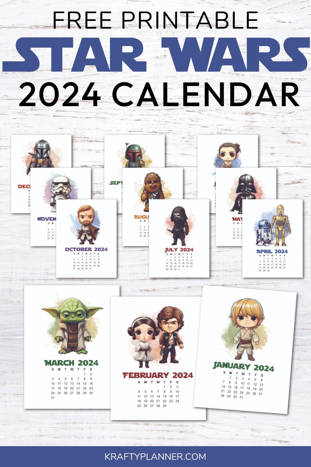 2024 Star Wars Calendar Krafty Planner