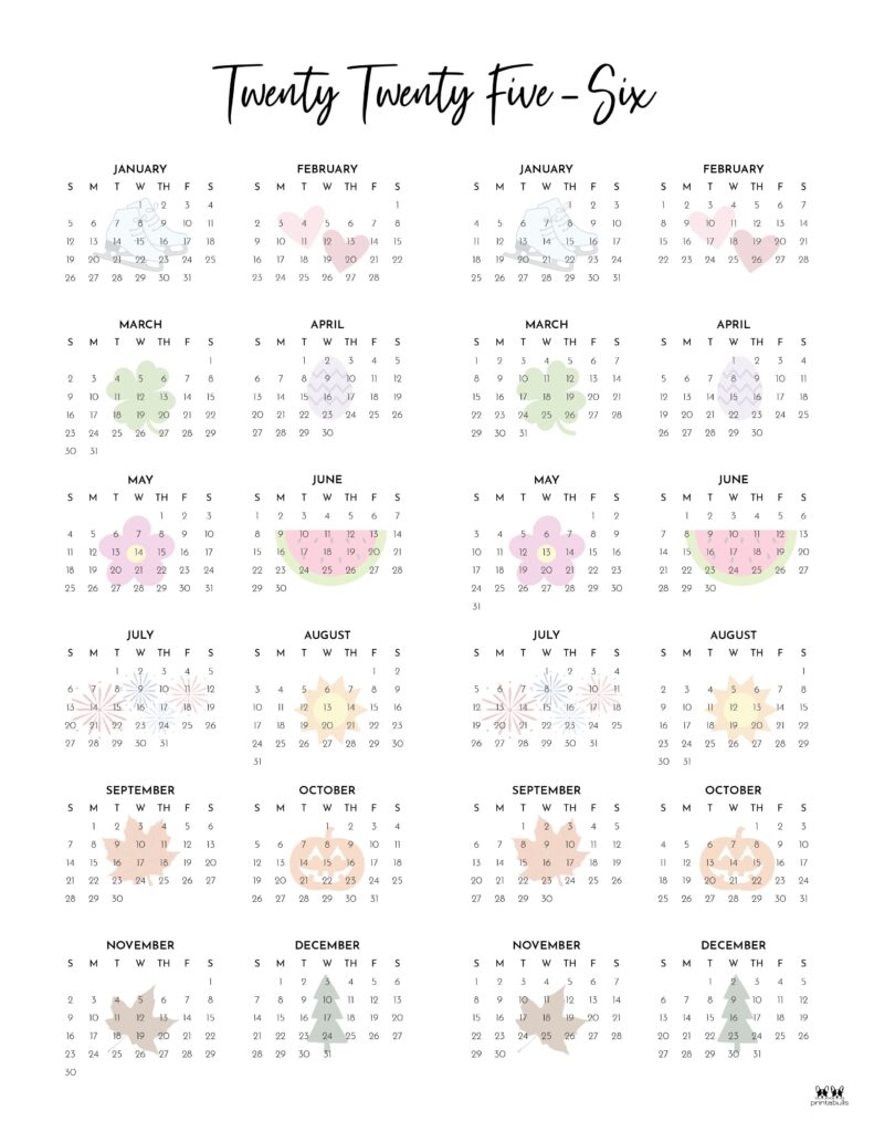 Free 2025-2026 Printable Calendar