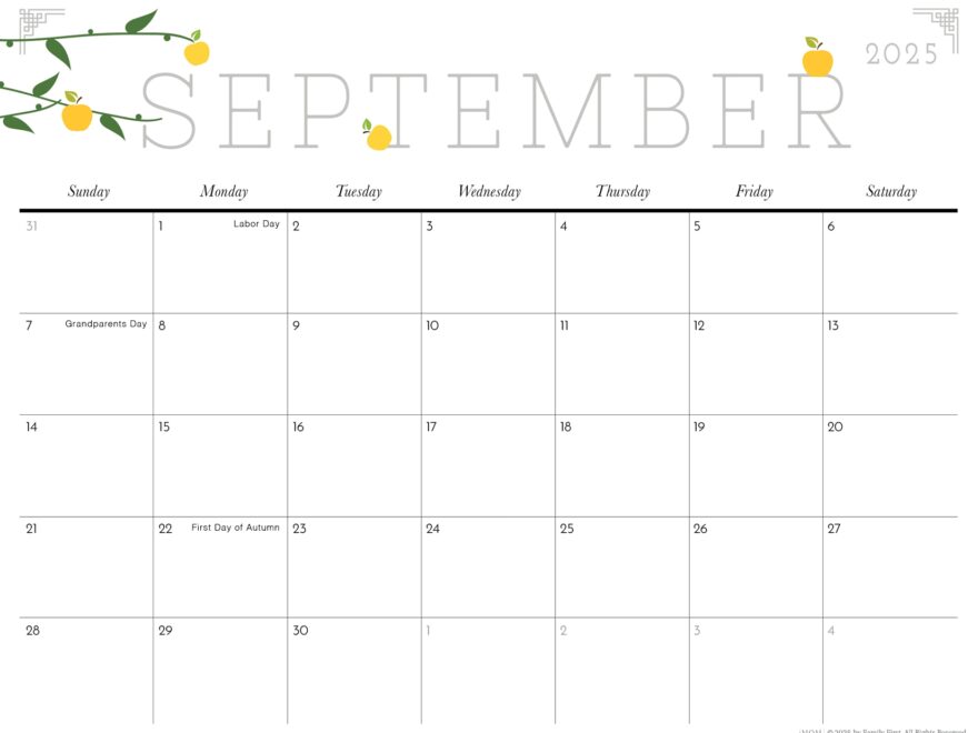2025 Cute Printable Calendars For Moms IMOM