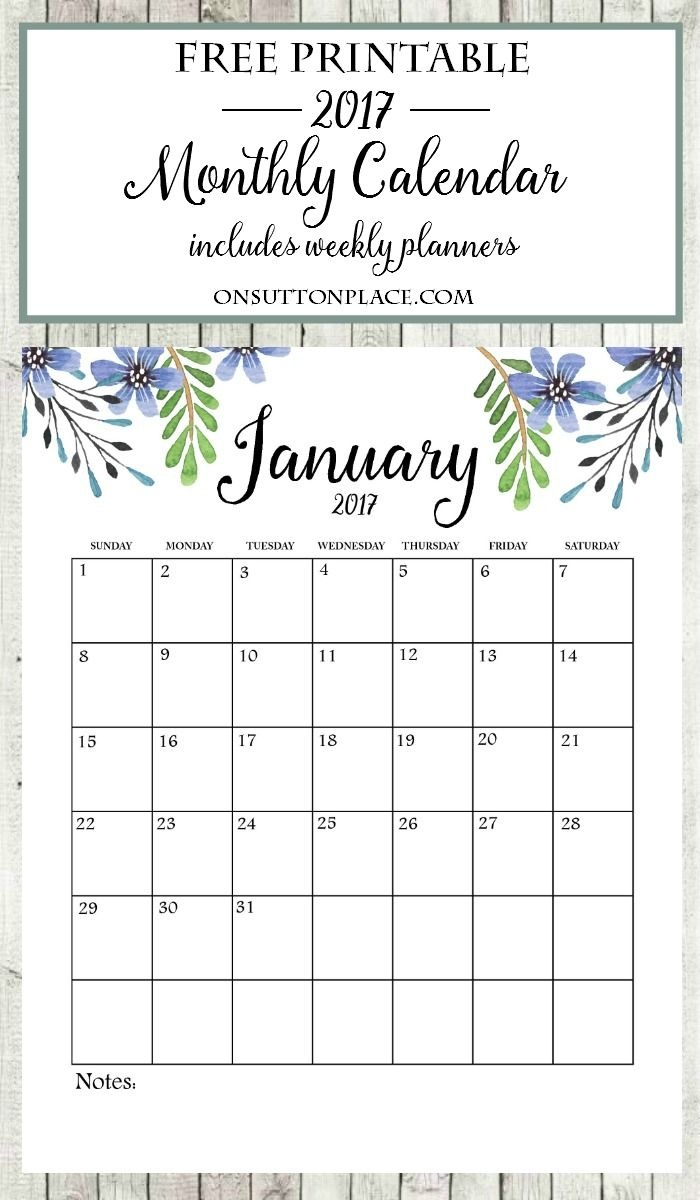 Printable Calendar 2025 Pinterest