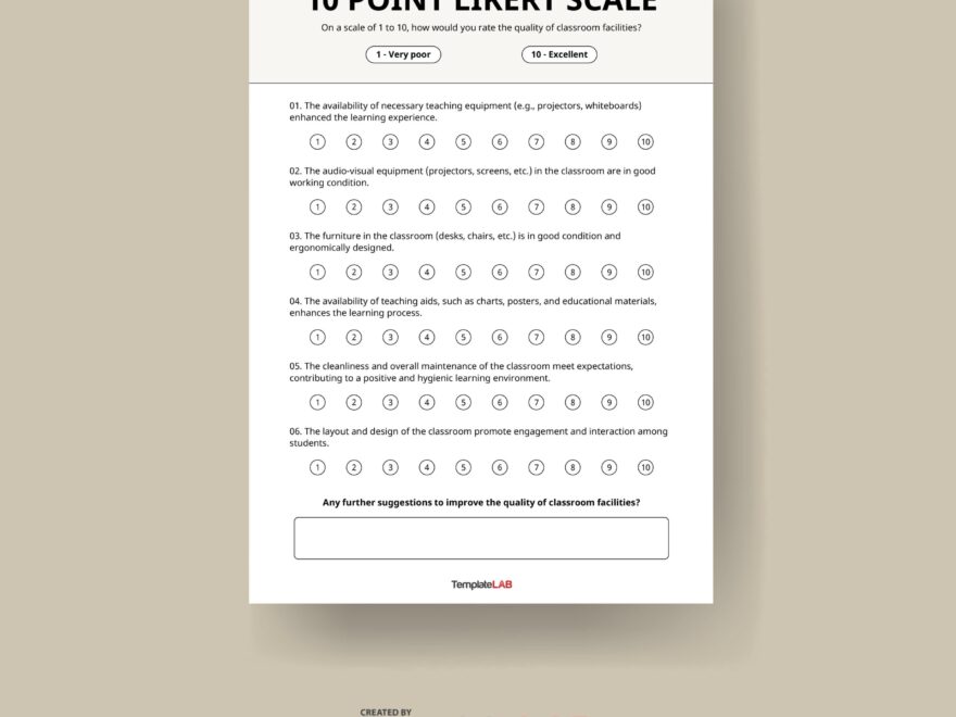 27 Free Likert Scale Templates Examples Word Excel PPT
