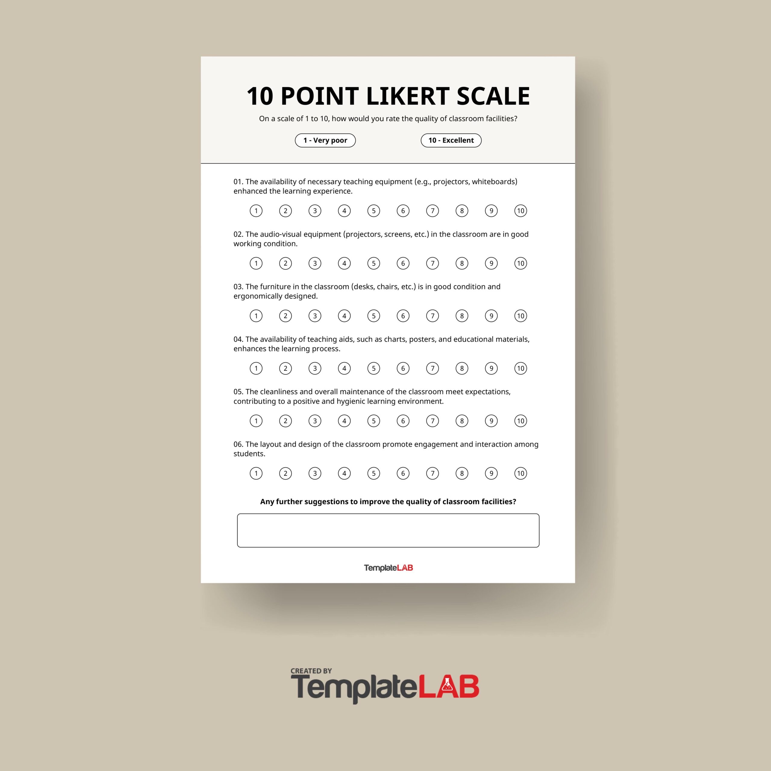 27 Free Likert Scale Templates Examples Word Excel PPT 