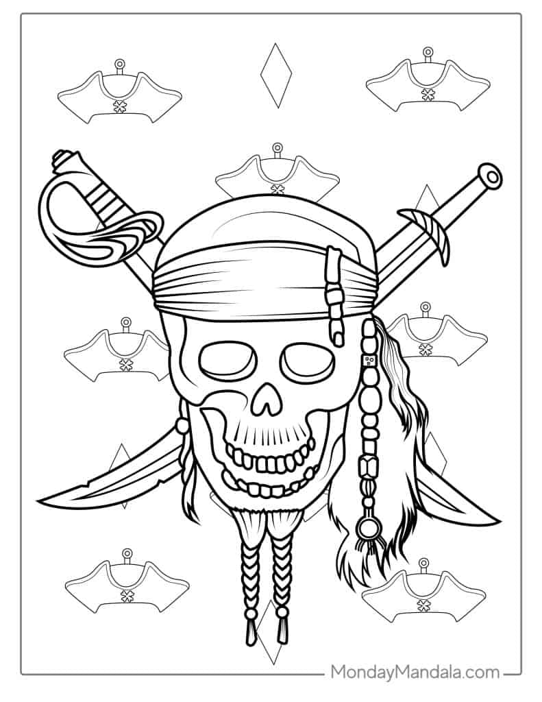 Pirate Coloring Pages Printable