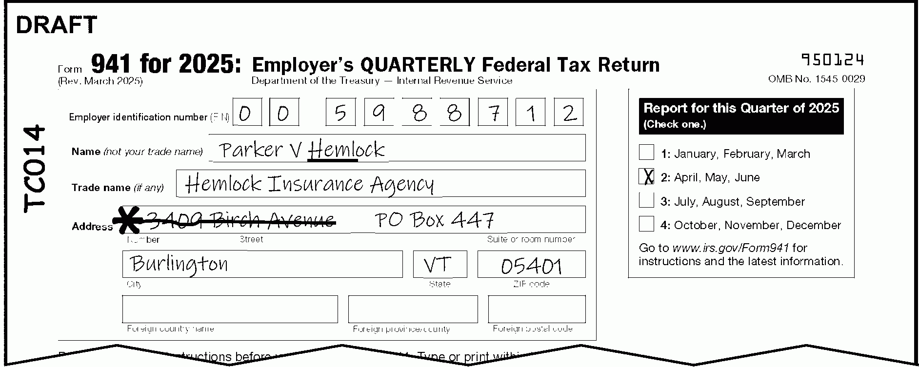 Printable Tax Forms 941 2025