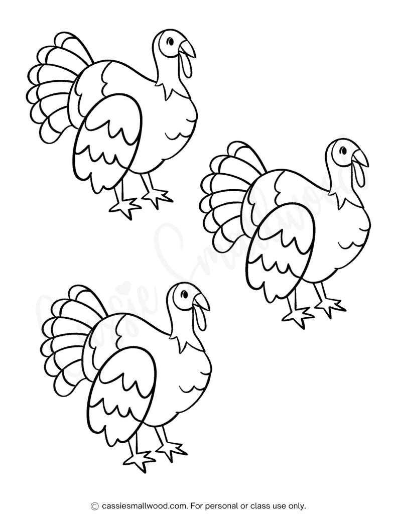 31 Cutest Turkey Templates Cassie Smallwood