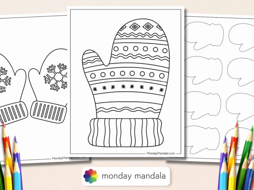 32 Mitten Templates Free PDF Printables