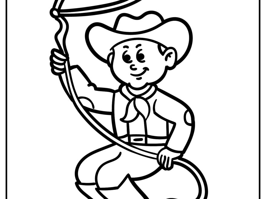 35 Cowboy Coloring Pages 100 Free Printables