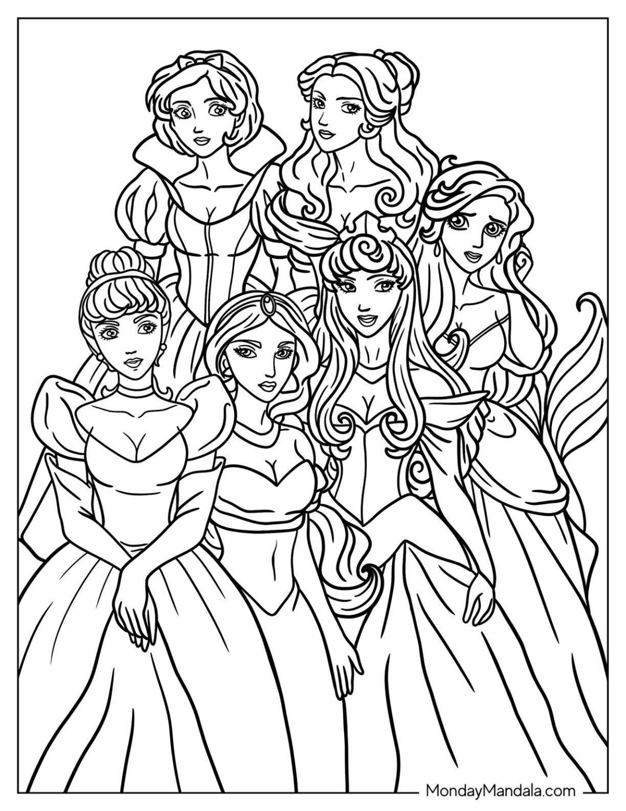 Free Printable Disney Coloring Pages For Adults