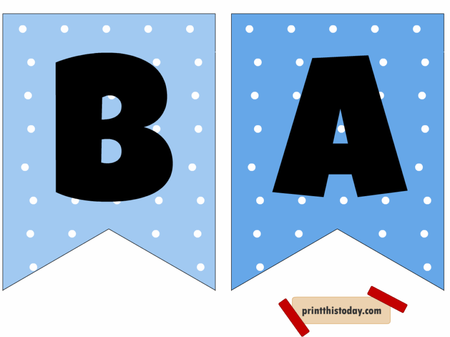 4 Free Printable Cute Baby Shower Banners