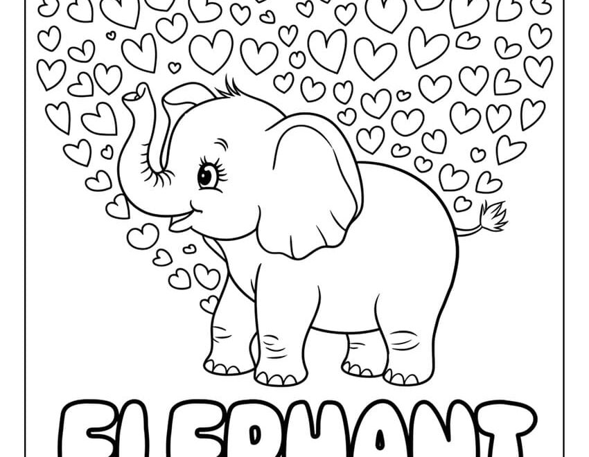 42 Elephant Coloring Pages Free Printables For All Ages