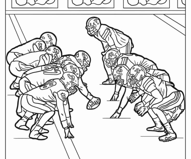 42 Football Coloring Pages Free PDF Printables