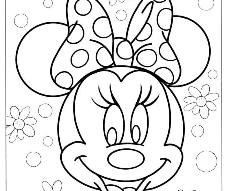 47 Minnie Mouse Coloring Pages Free PDF Printables