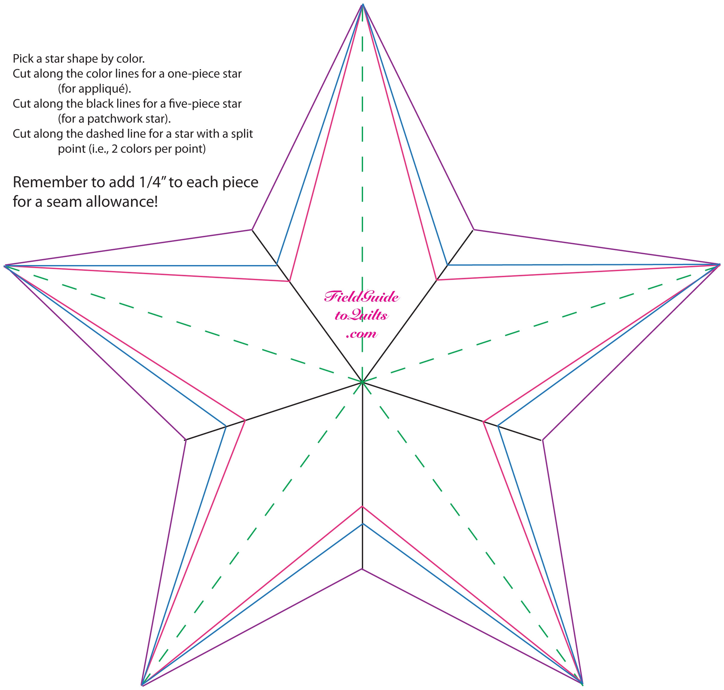 Star Field Printable Template