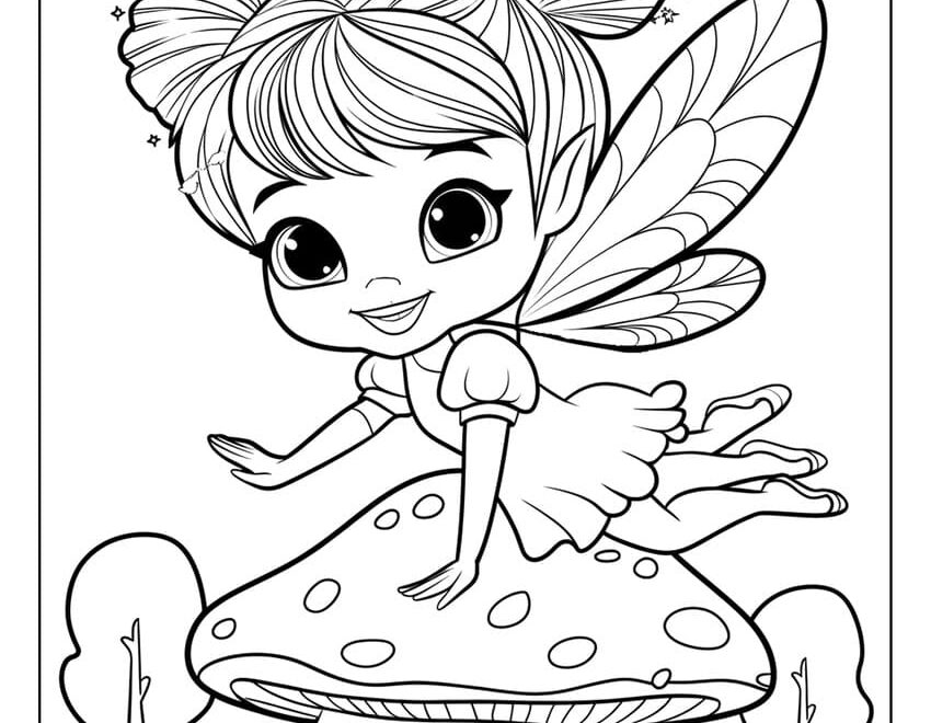 55 Fairy Coloring Pages Free Printables For All Ages