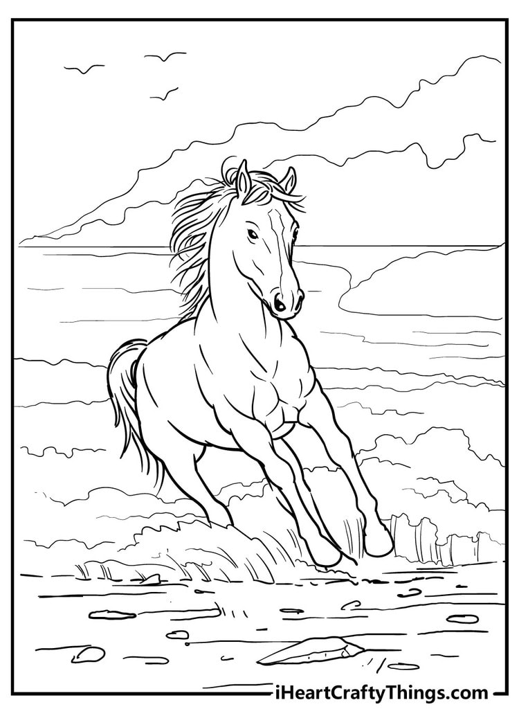 65 Horse Coloring Pages 100 Free Printables 