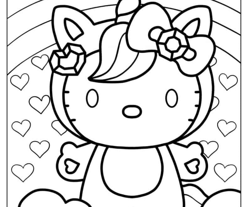 68 Hello Kitty Coloring Pages Free PDF Printables