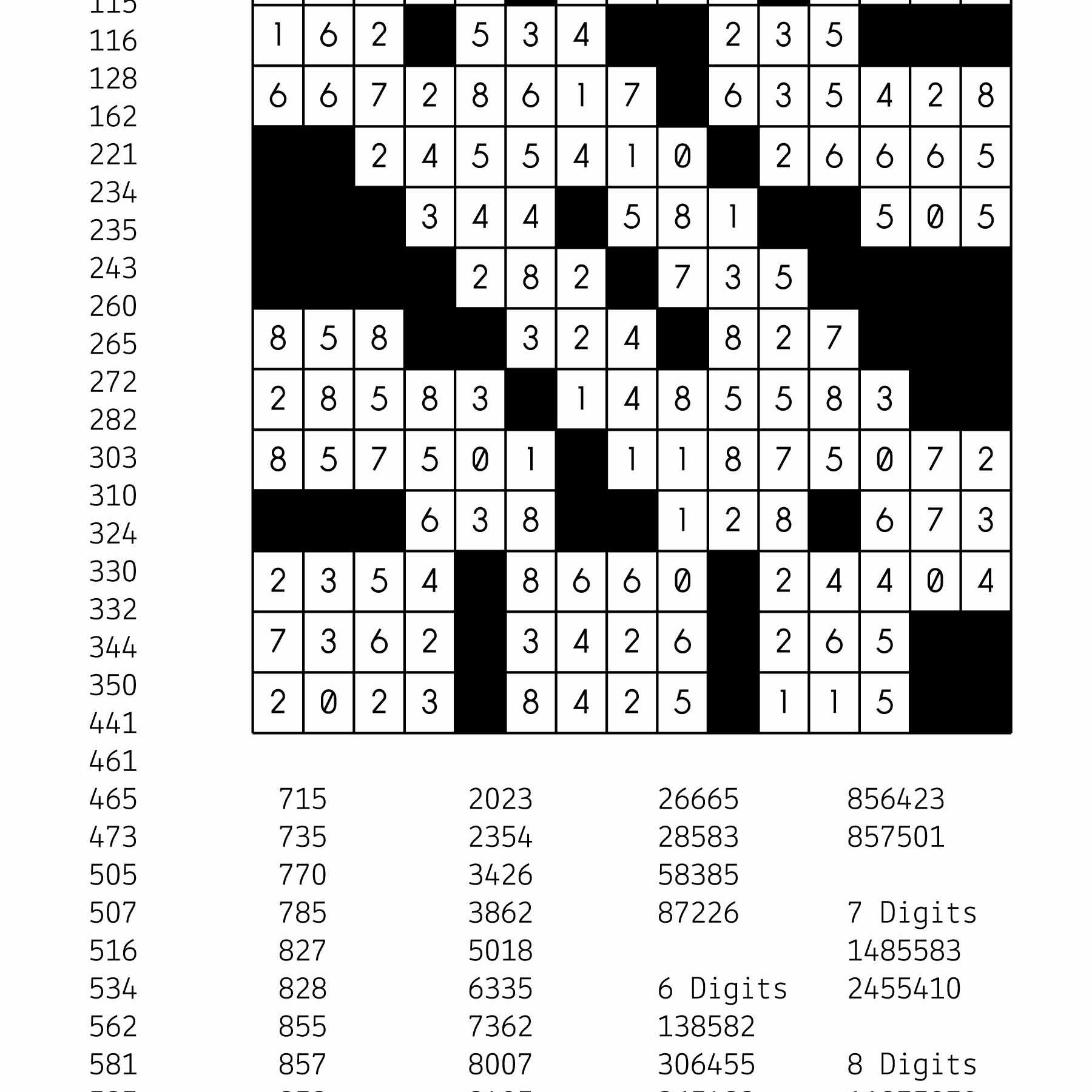 7 Number Fill In Puzzles Ideas Fill In Puzzles Puzzles Printable Puzzles