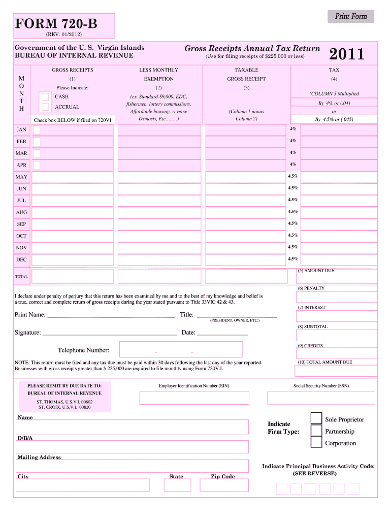720b Form Fill Online Printable Fillable Blank PdfFiller