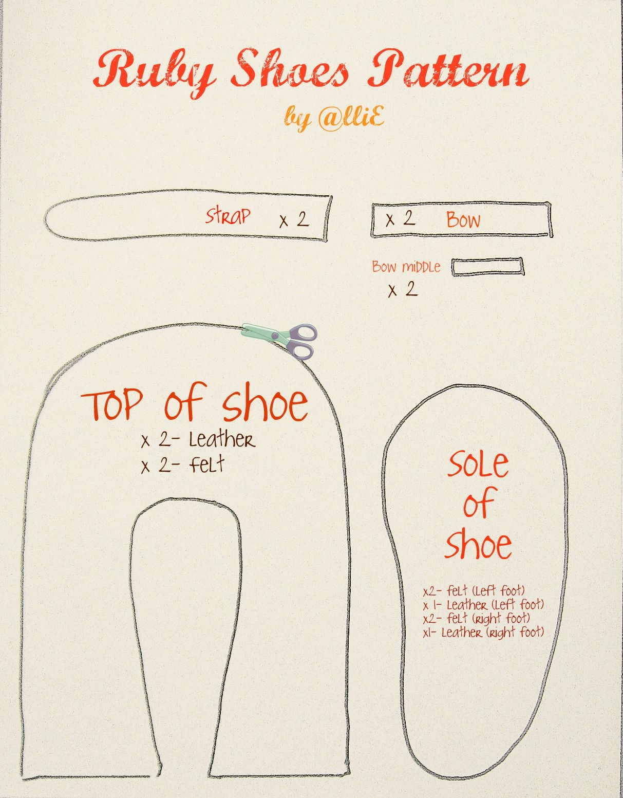 Free Printable Shoe Patterns