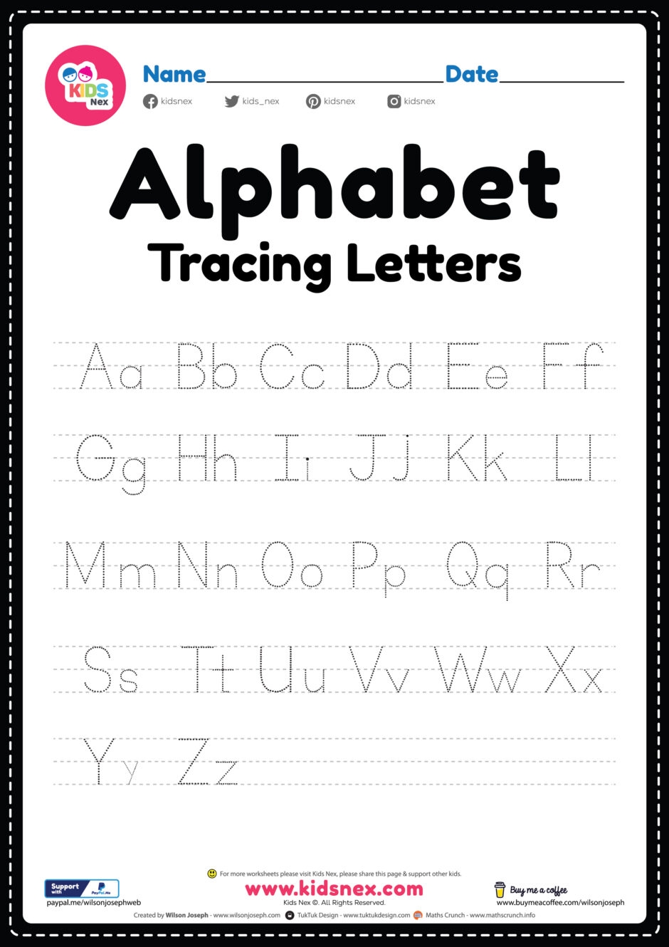 Free Printable Practice Letters And Numbers
