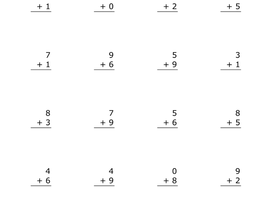 Addition Worksheets Free Printable Easy Math Problems Free Printables Monograms Design Tools Patterns DIY Projects