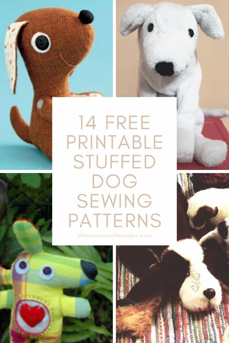 Adorable Dog Sewing Patterns Free Printable 