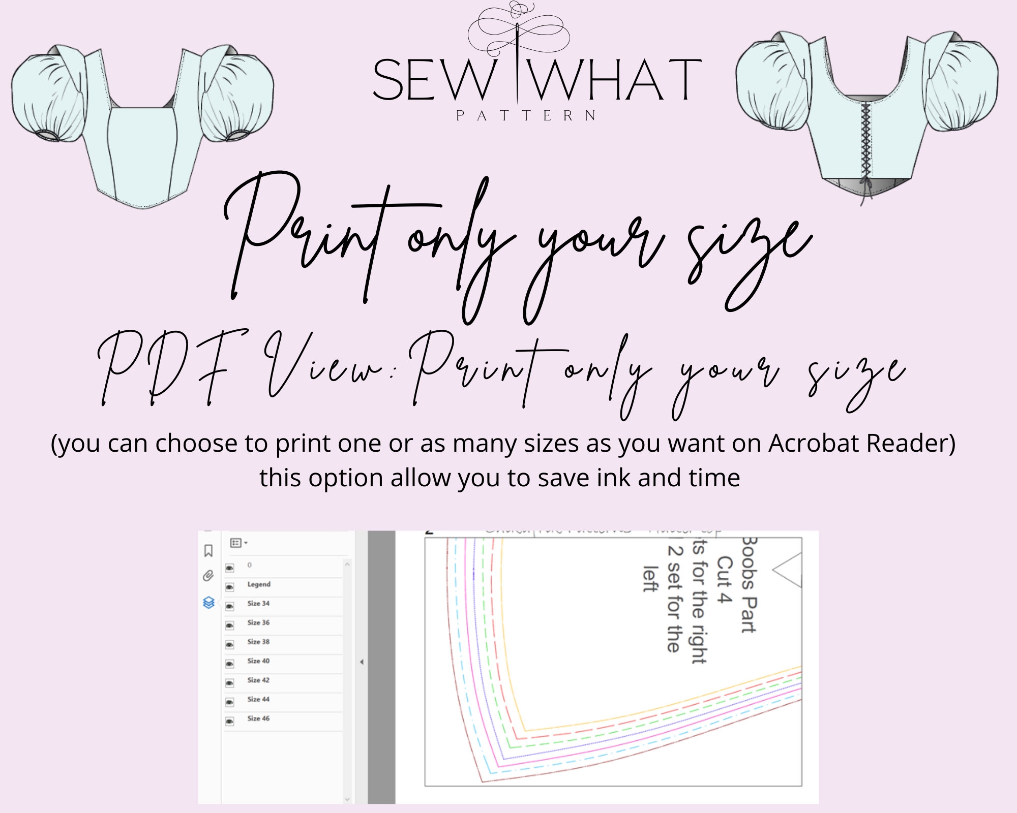 Aida Puff SleeveTop Pattern PDF Sewing Pattern puff Sleeve Pattern women Sewing Pattern digital Sewing Pattern 13 Sizes 00 To 22 US Sizes