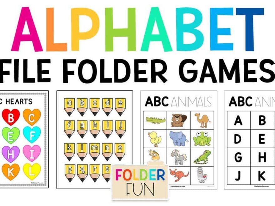 AlpahbetFileFolderGames File Folder Fun