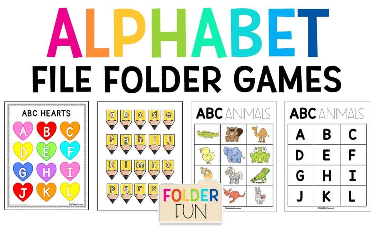 AlpahbetFileFolderGames File Folder Fun