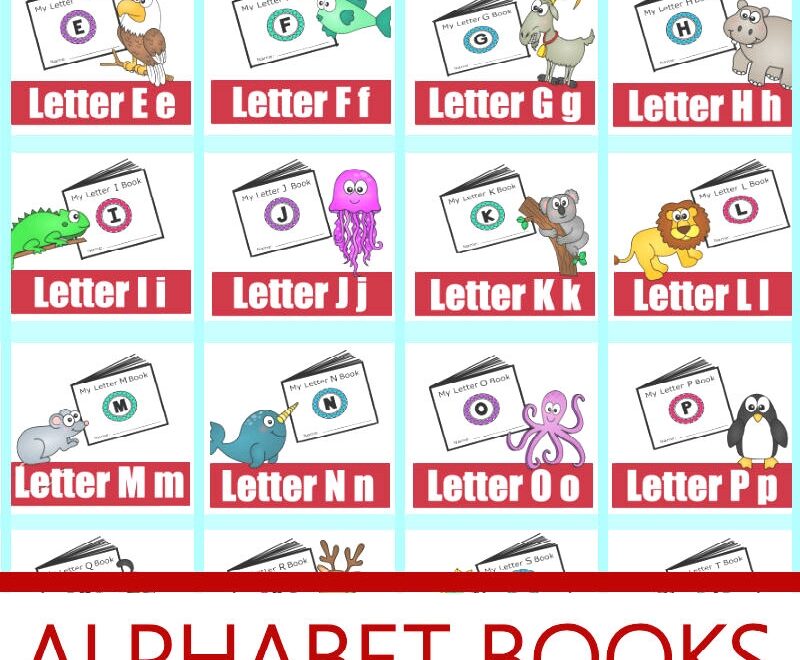 ALPHABET Free Printable Mini Books