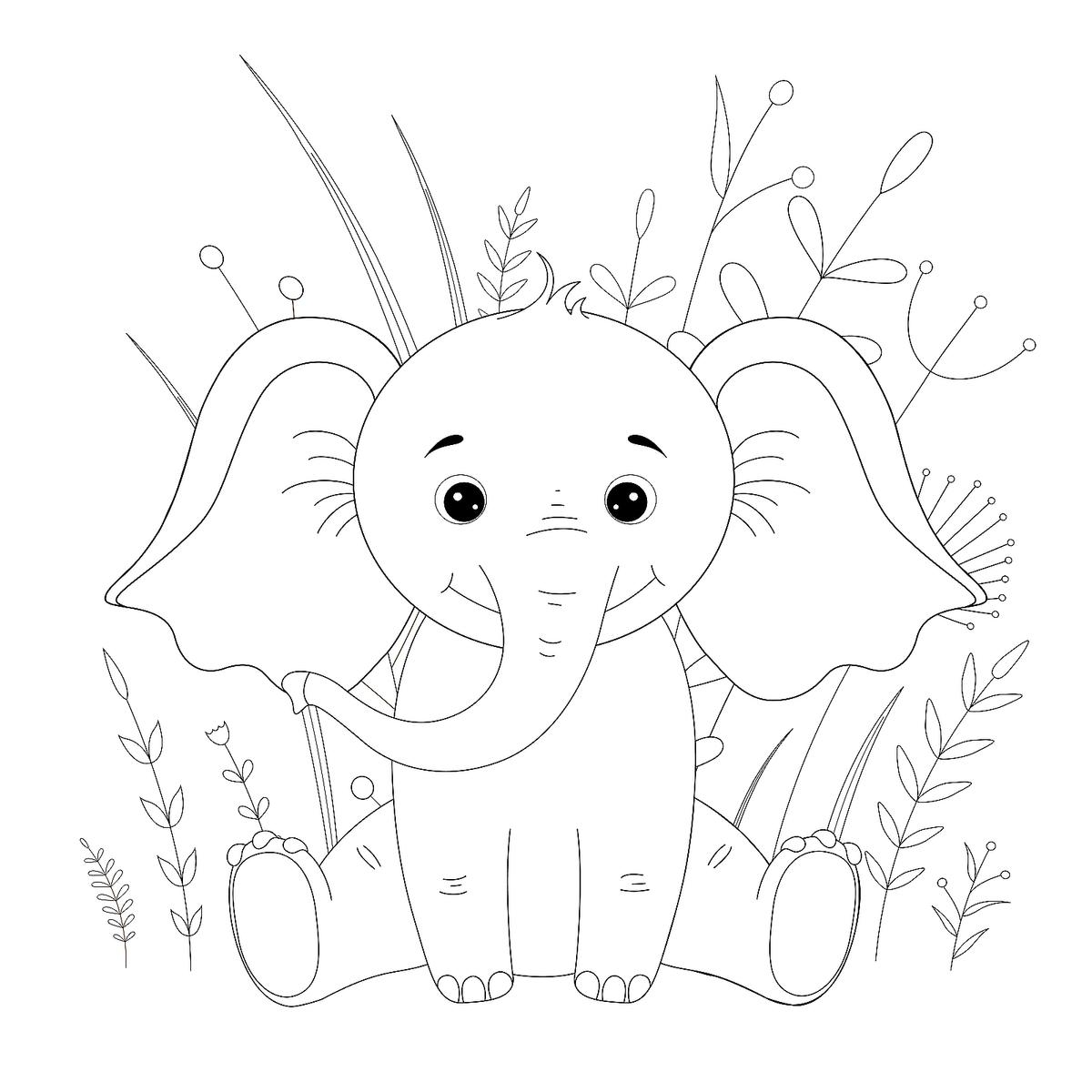 Amazing Elephants Coloring Pages Fun Free Printable Elephant Coloring Pages For Kids Adults Printables 30Seconds Mom
