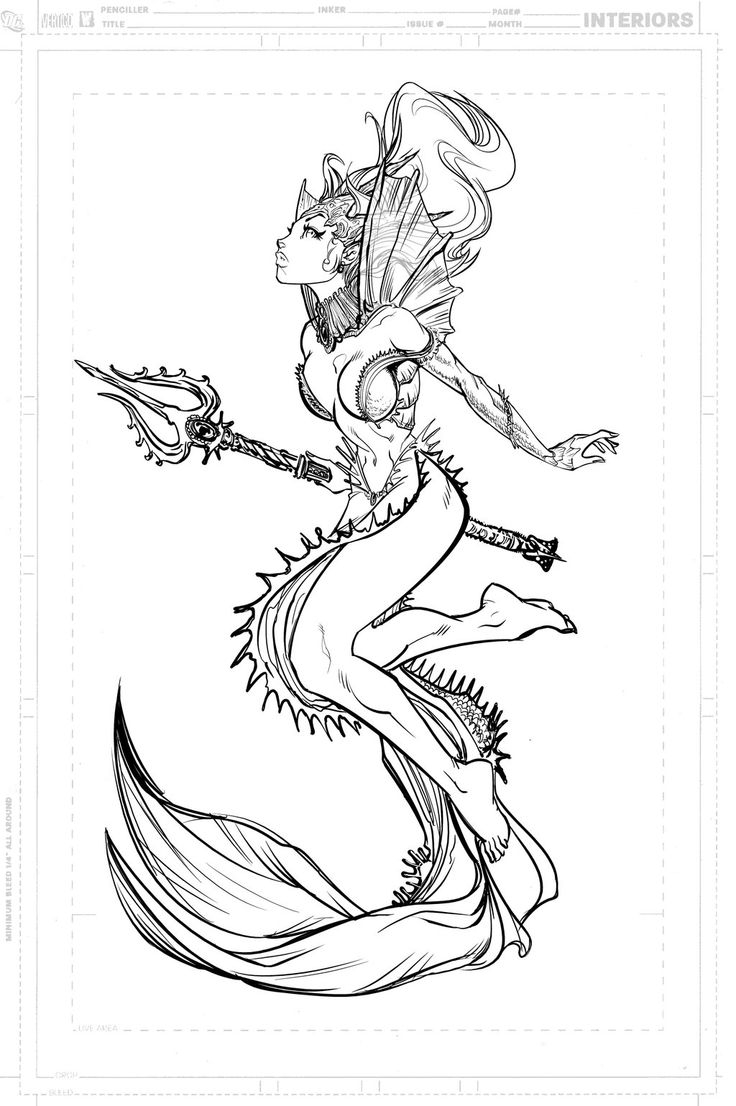 Pictures Of Mera From Aquaman Printable Color