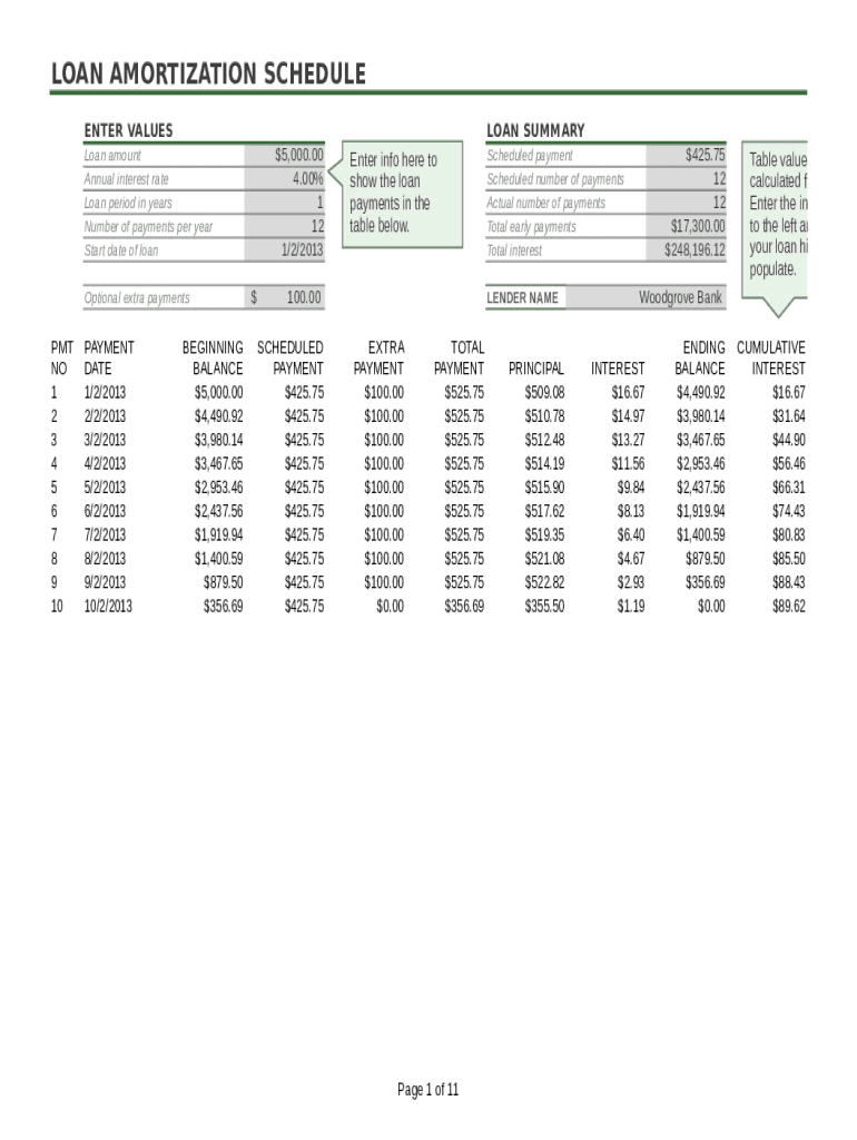 Printable Interest Rate Calculator