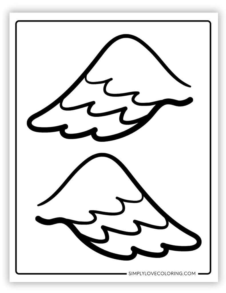 Free Printable Angel Wings Pattern