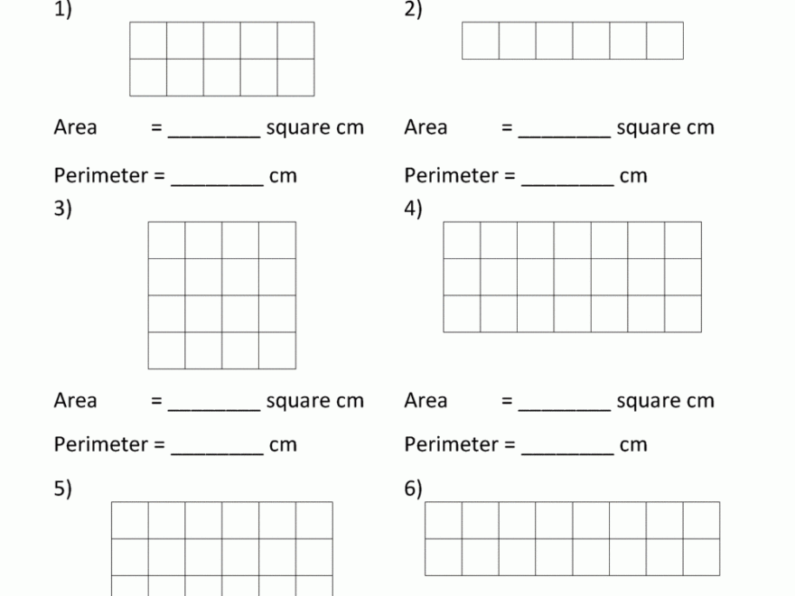 Area And Perimeter Of Rectangle