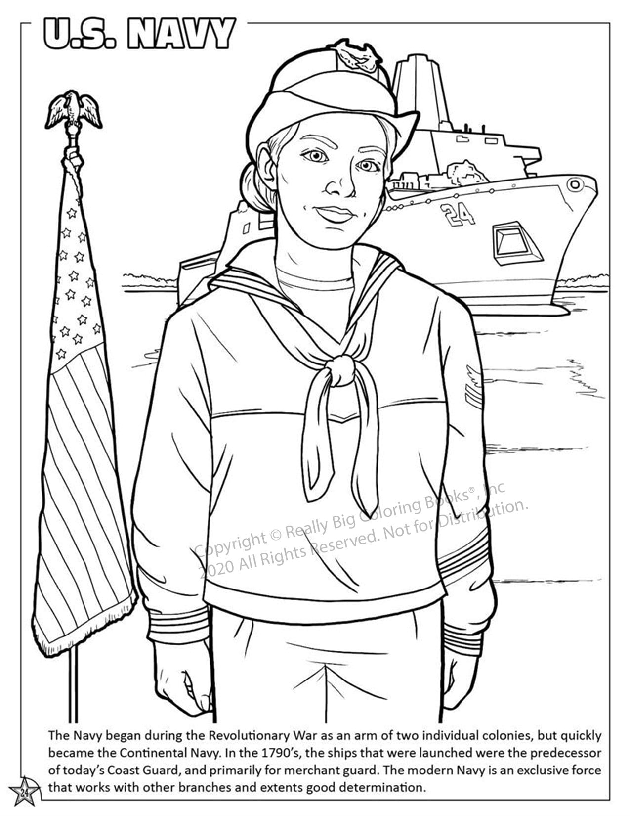 Armed Forces Coloring Book 8 5 x11 Etsy Israel